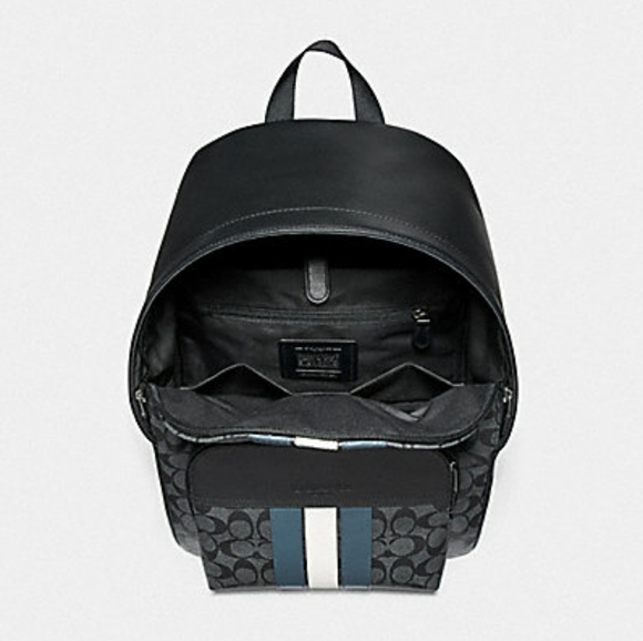 ⚜Coach HOUSTON BACKPACK IN SIGNATURE CANVAS. - Picture 6 of 7
